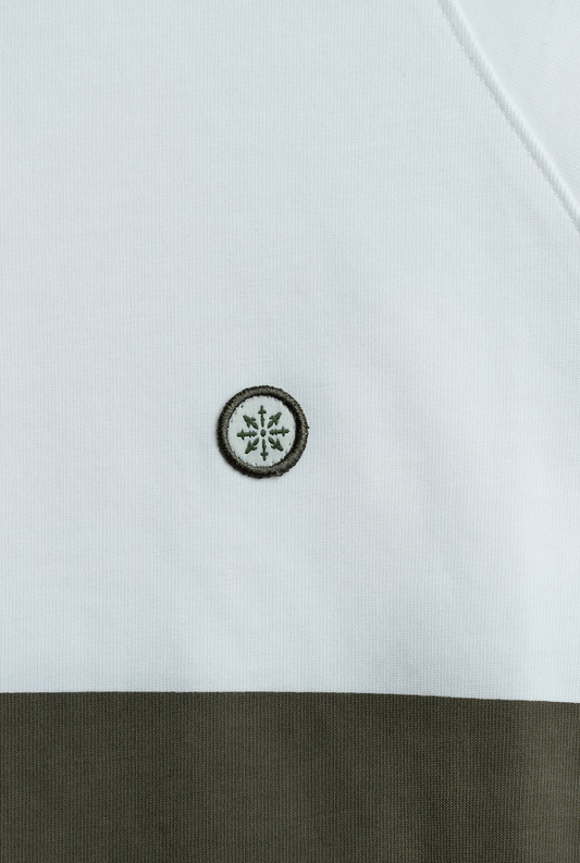 Champlain Raglan Rugby Shirt - Cream