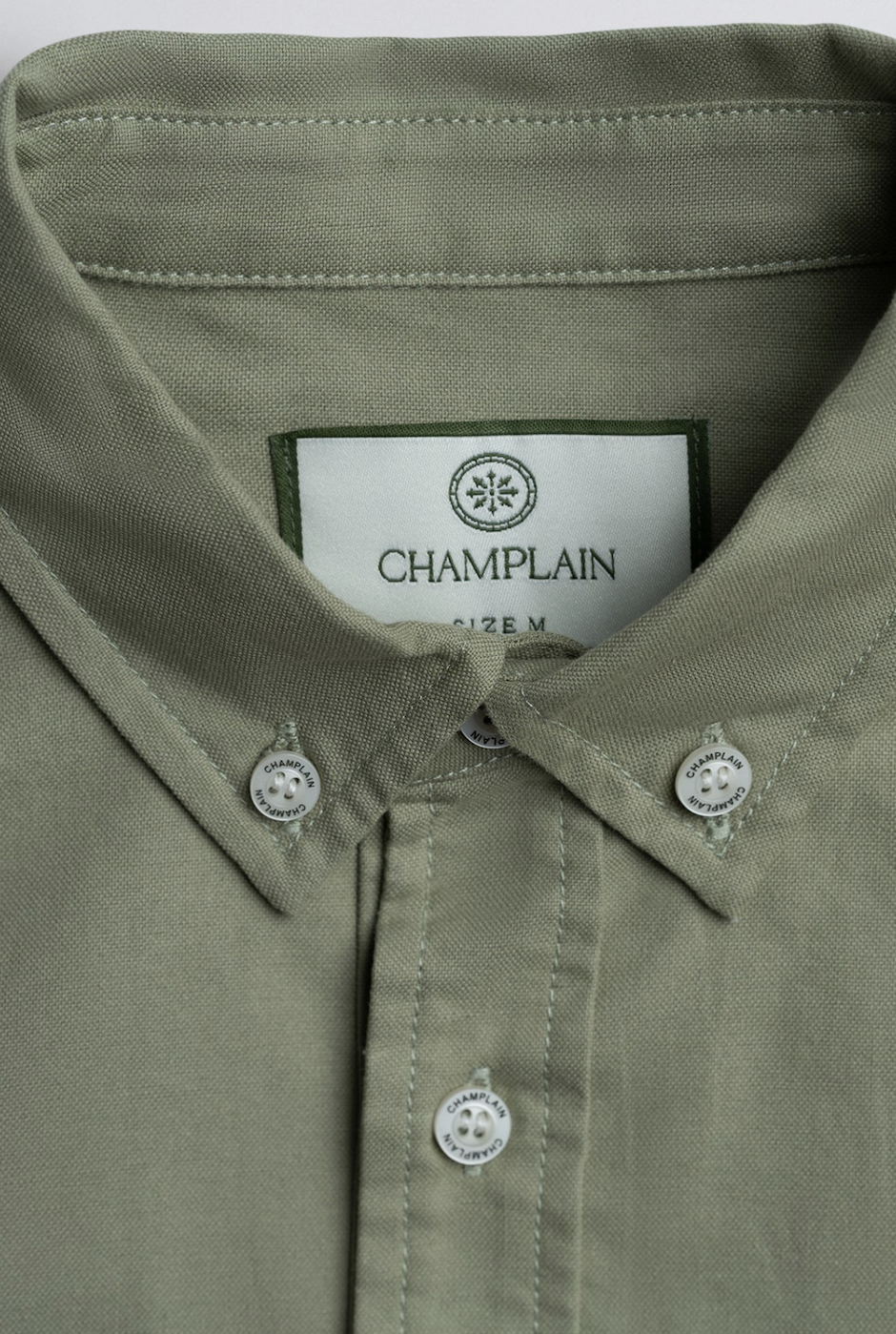 Champlain Oxford Dress Shirt - Olive