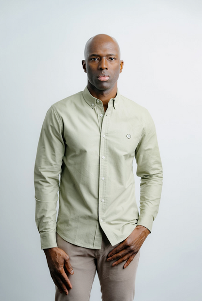 Champlain Oxford Dress Shirt - Olive