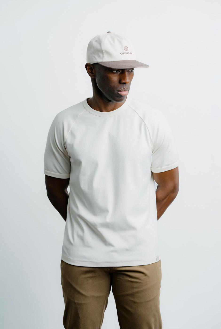 Champlain Basic Raglan Tee - Creme