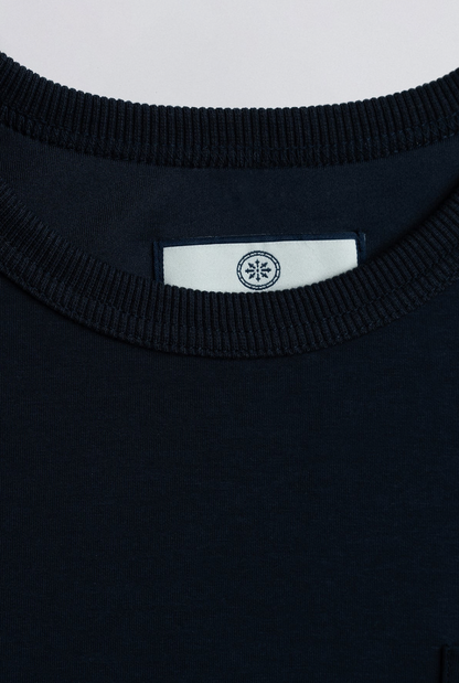 Champlain Button Tee - Navy