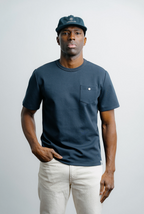 Champlain Button Tee - Navy