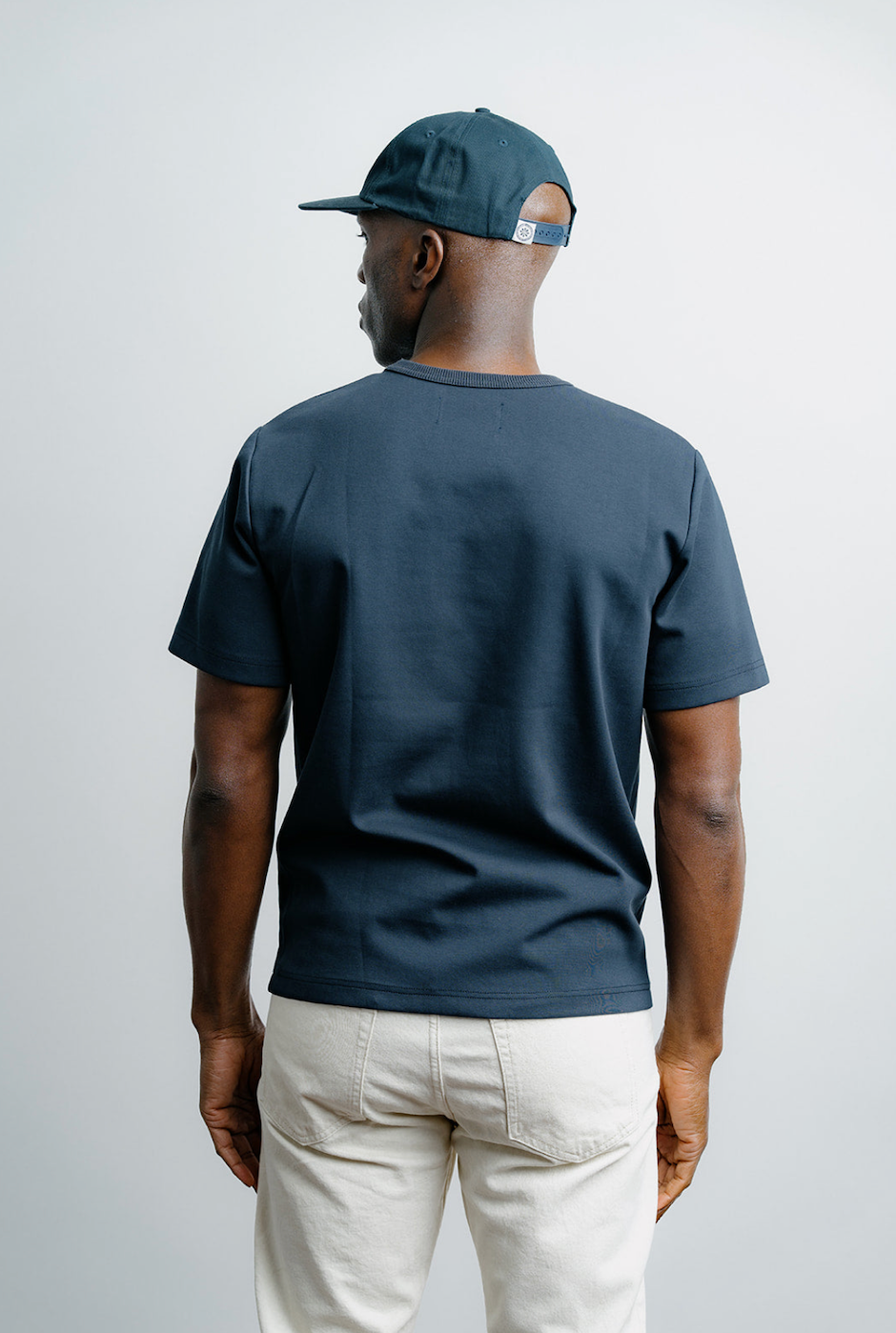 Champlain Button Tee - Navy