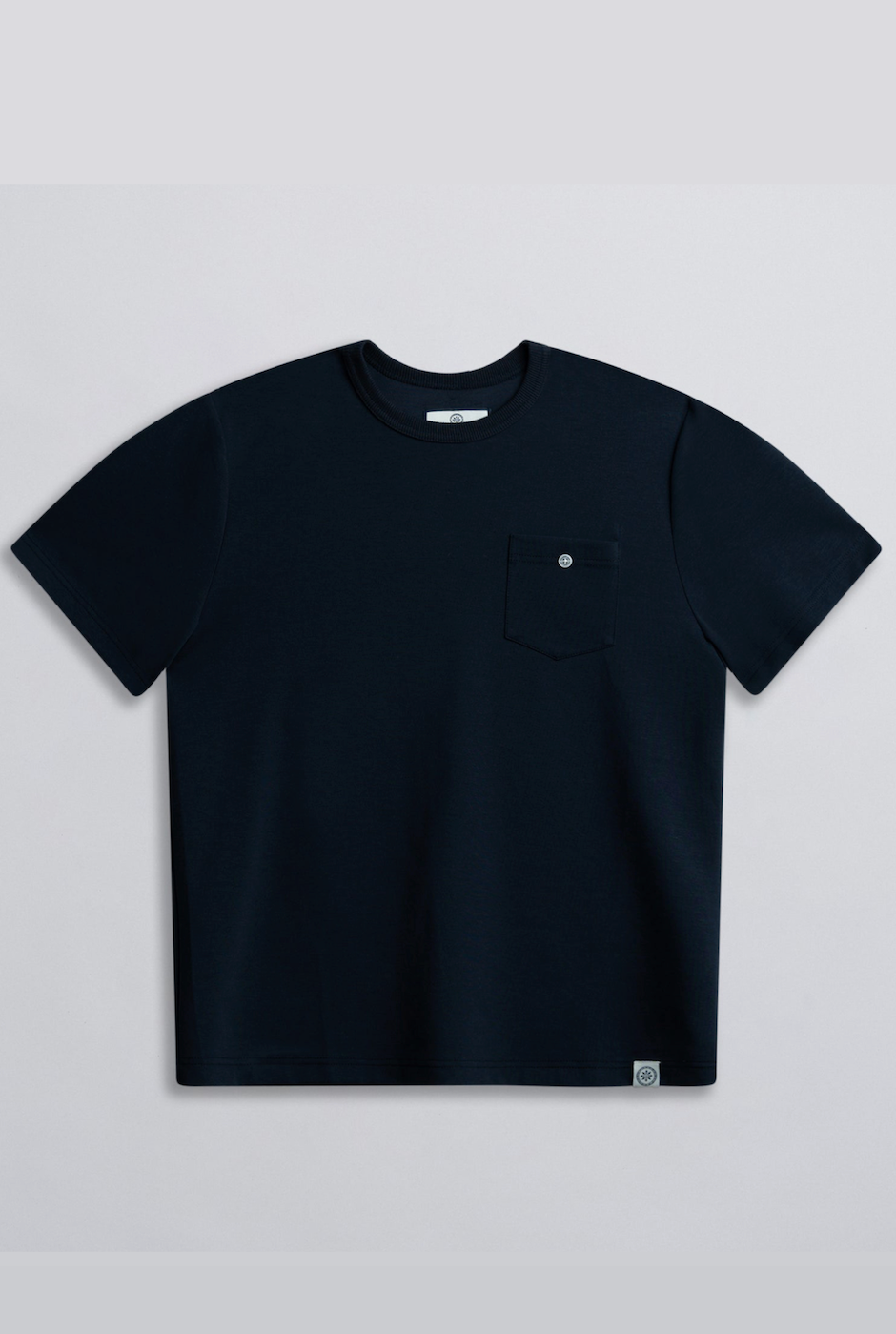 Champlain Button Tee - Navy