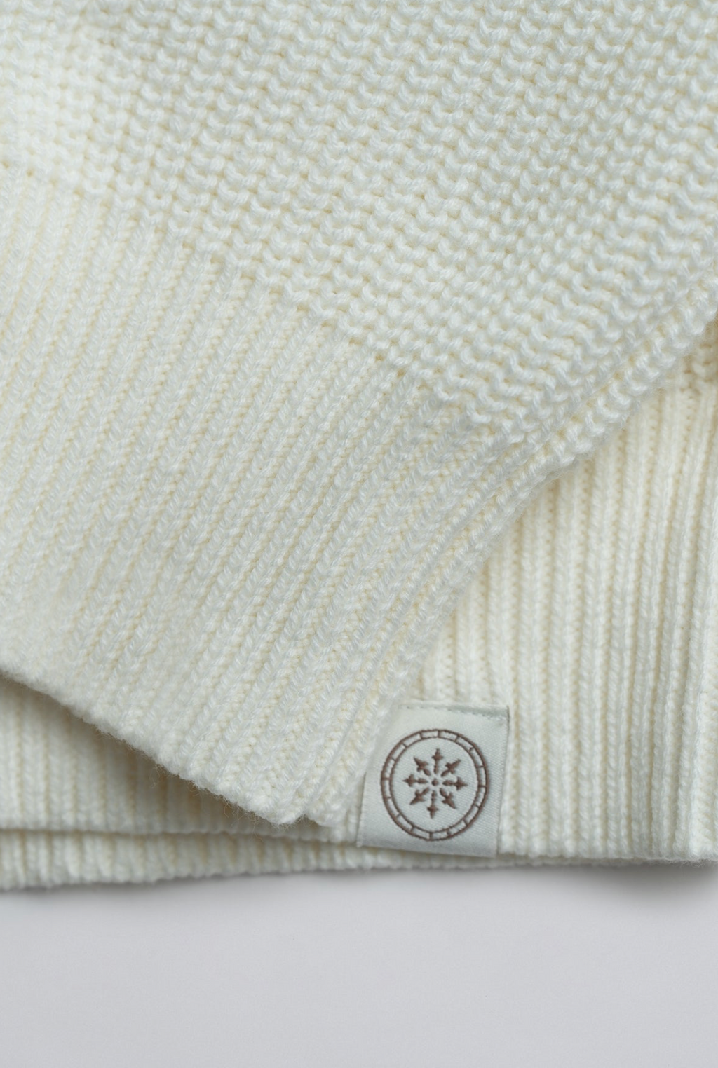 Champlain Fisherman Sweater - Cream