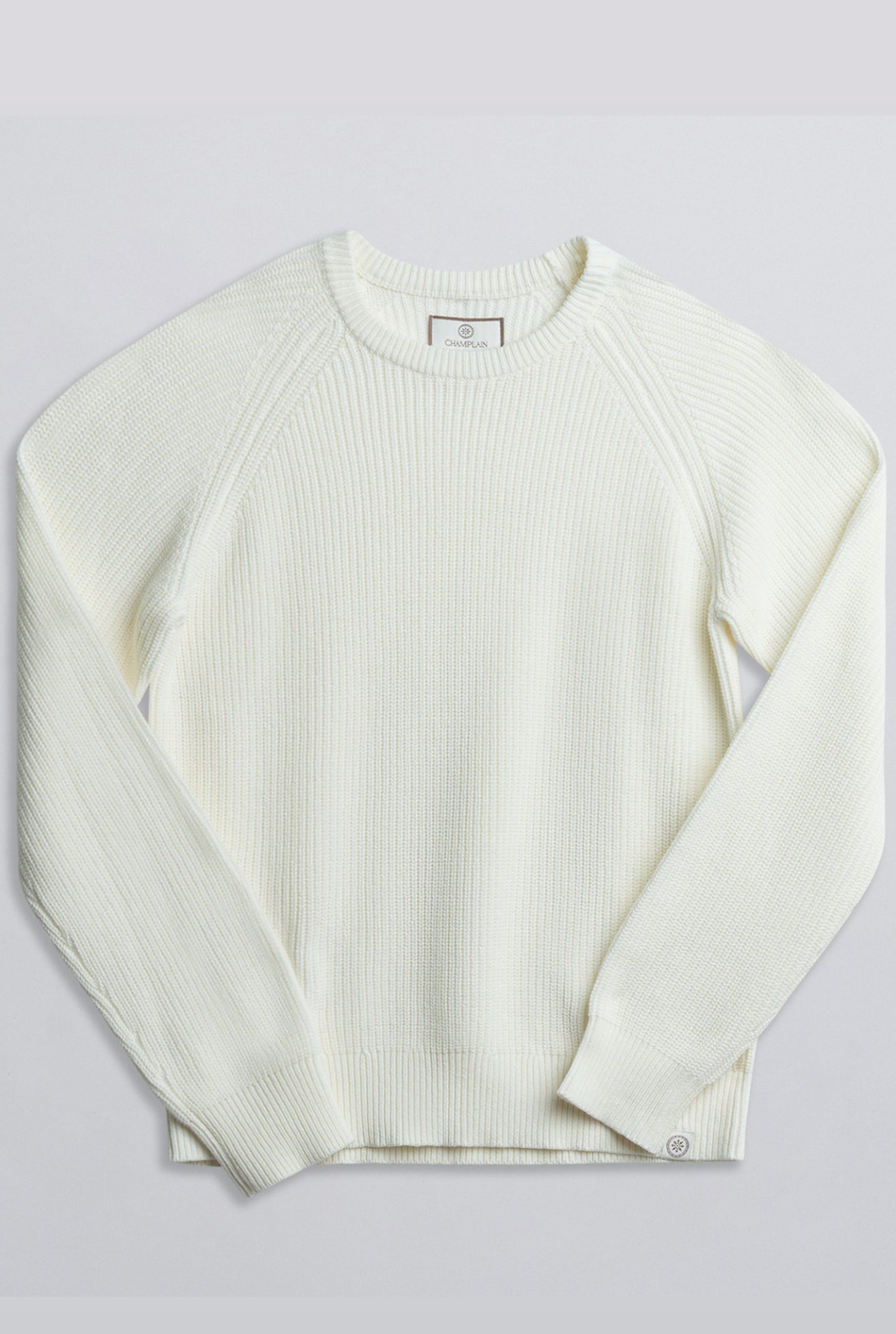 Champlain Fisherman Sweater - Cream