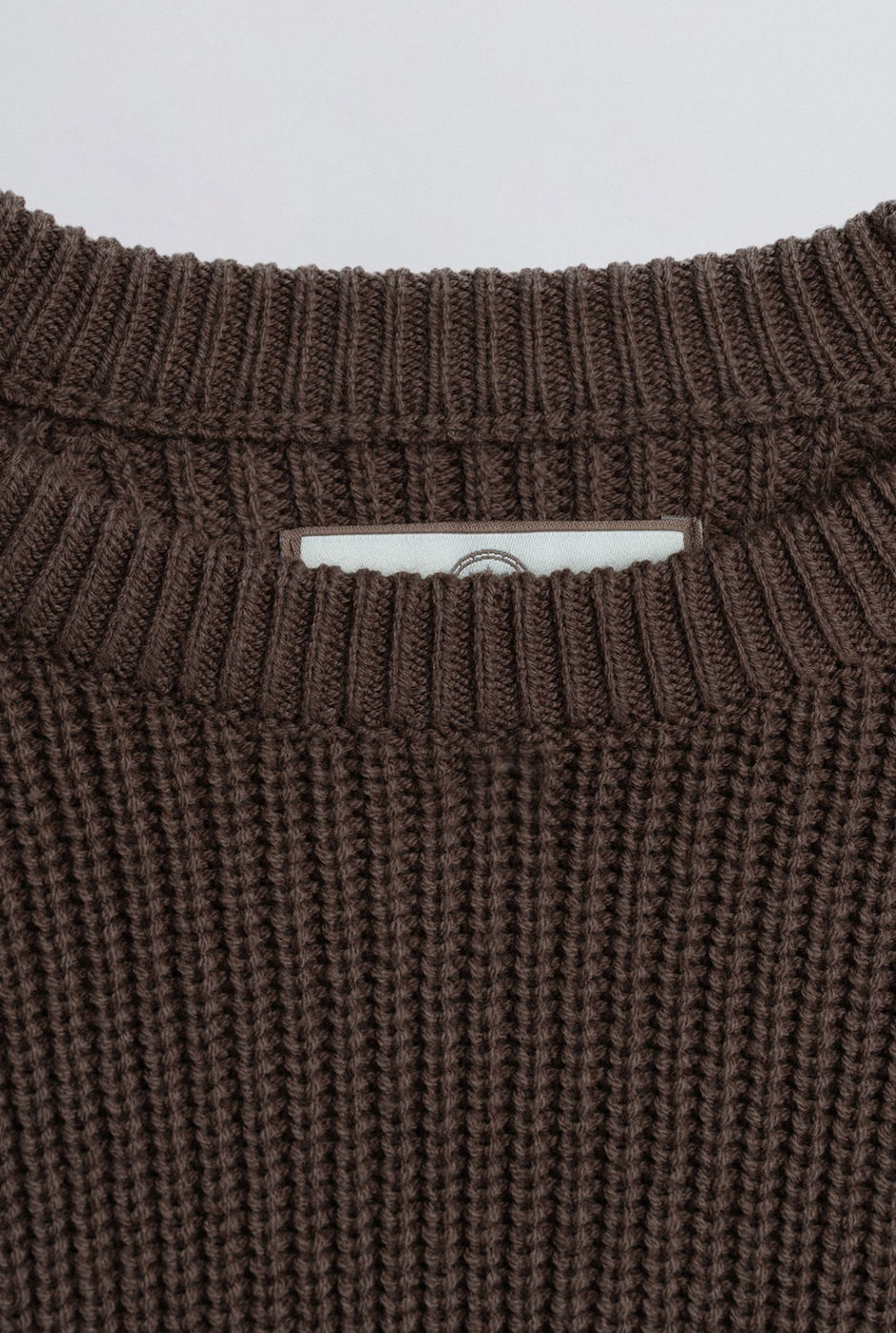 Champlain Fisherman Sweater - Brown