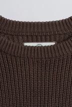 Champlain Fisherman Sweater - Brown