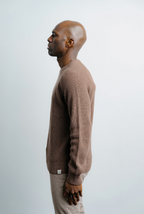 Champlain Fisherman Sweater - Brown