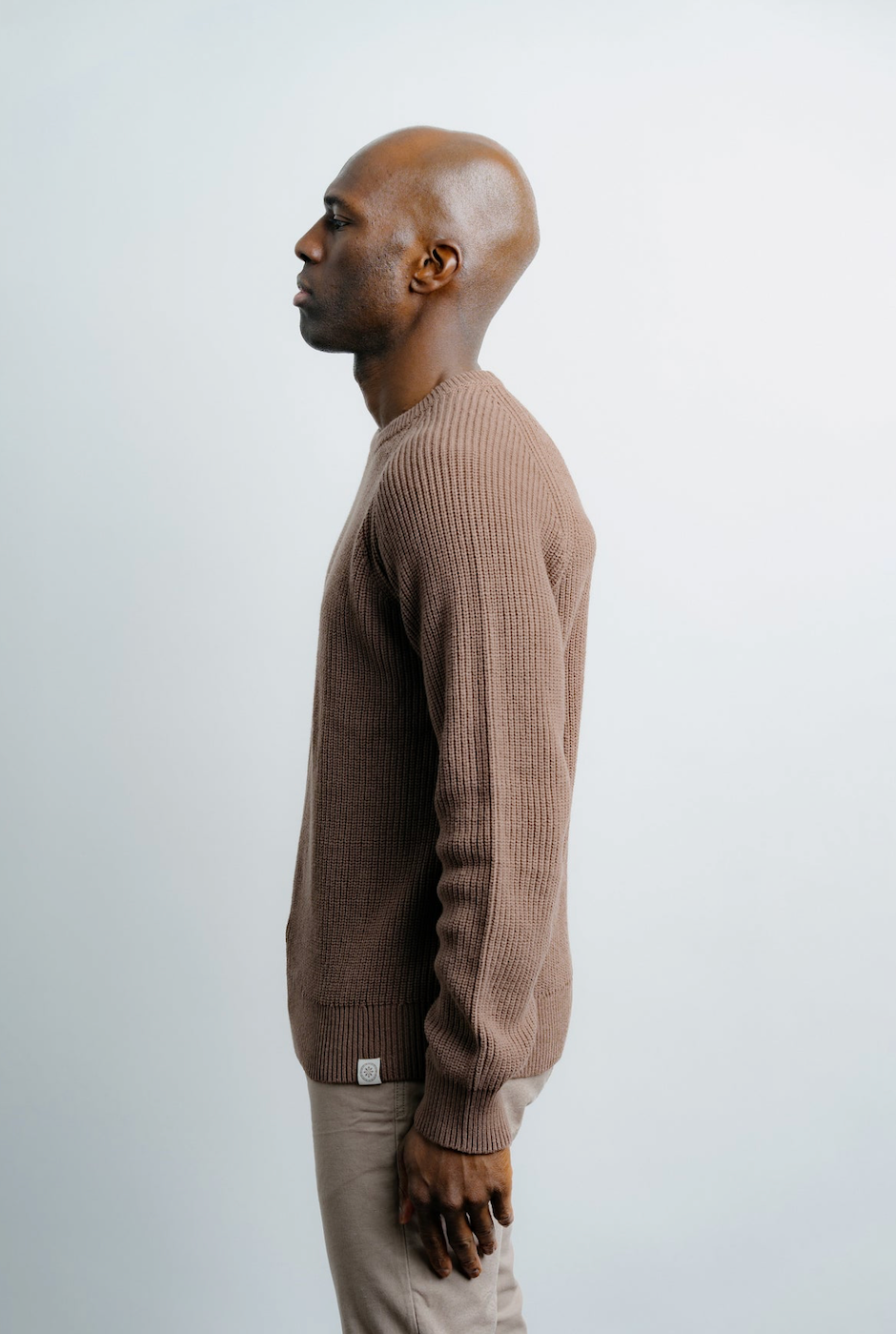 Champlain Fisherman Sweater - Brown