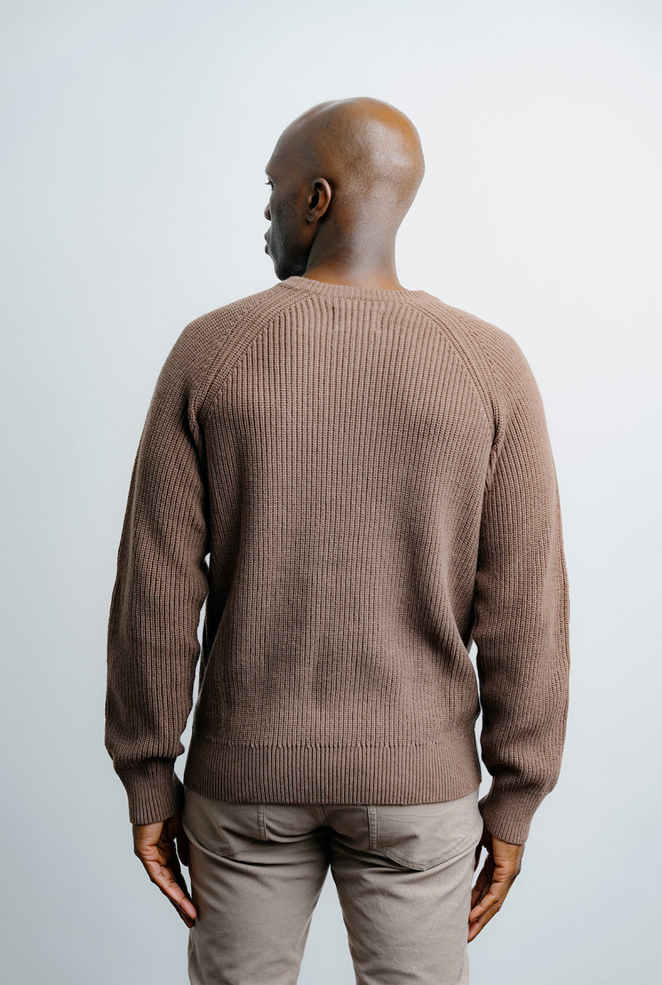 Champlain Fisherman Sweater - Brown