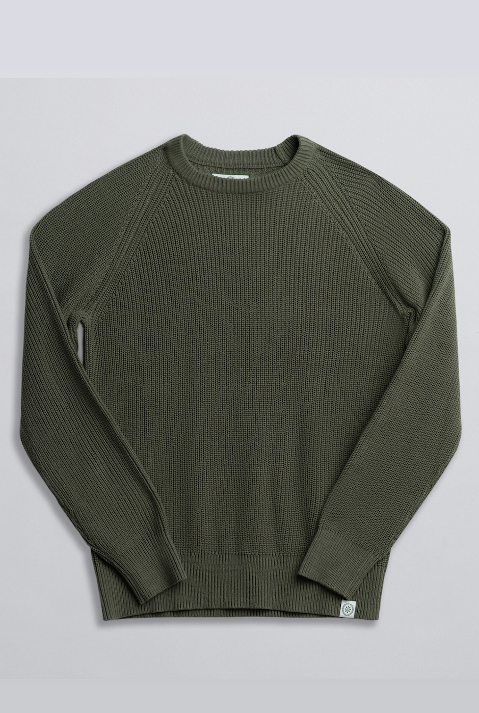 Champlain Fisherman Sweater - Olive