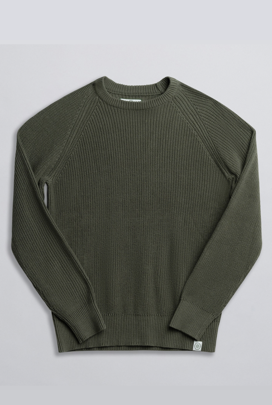 Champlain Fisherman Sweater - Olive