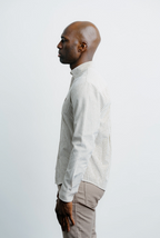 Champlain Stripe Dress Shirt - Brown
