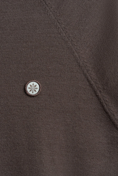 Champlain Light Weight Knit Sweater - Brown