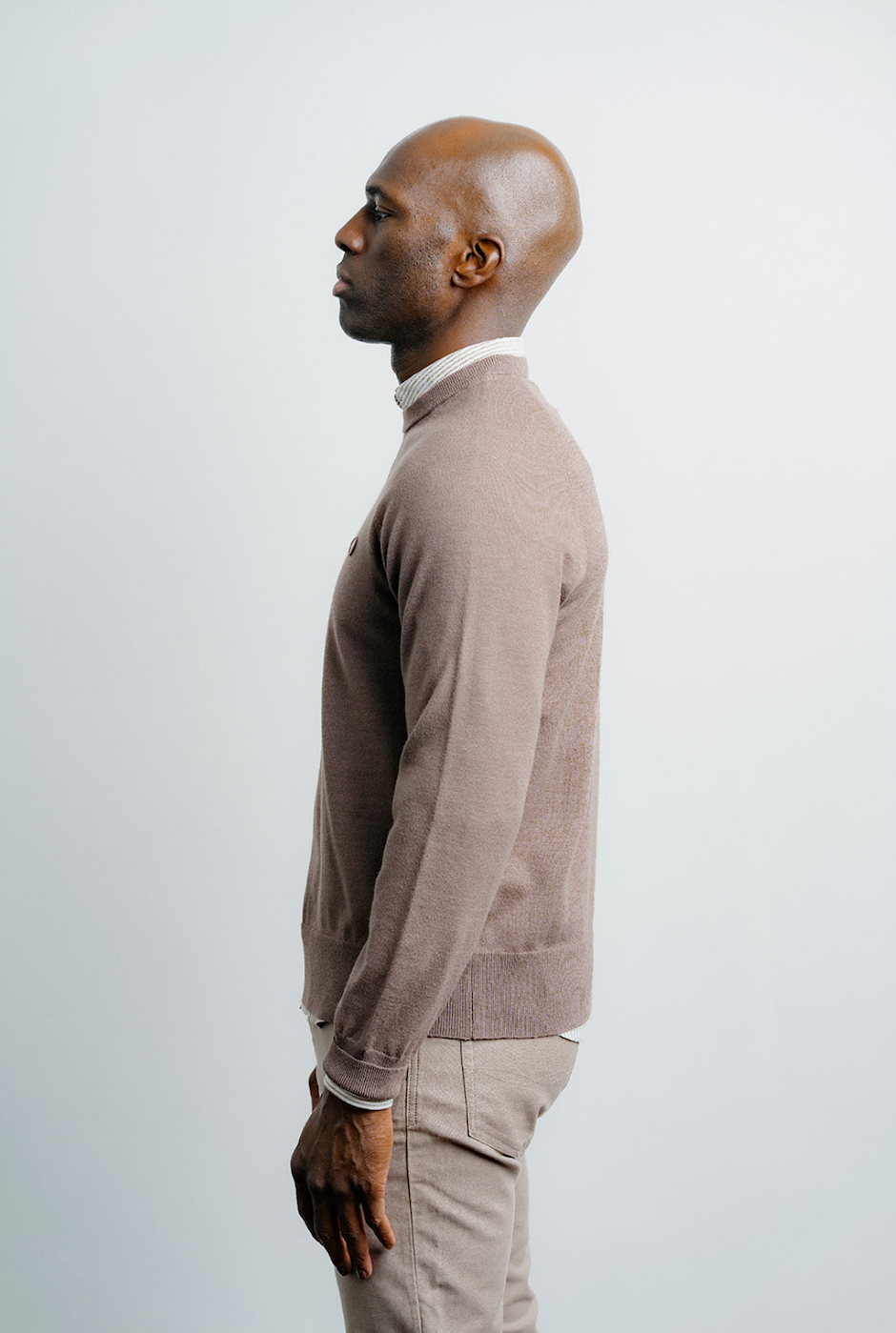 Champlain Light Weight Knit Sweater - Brown