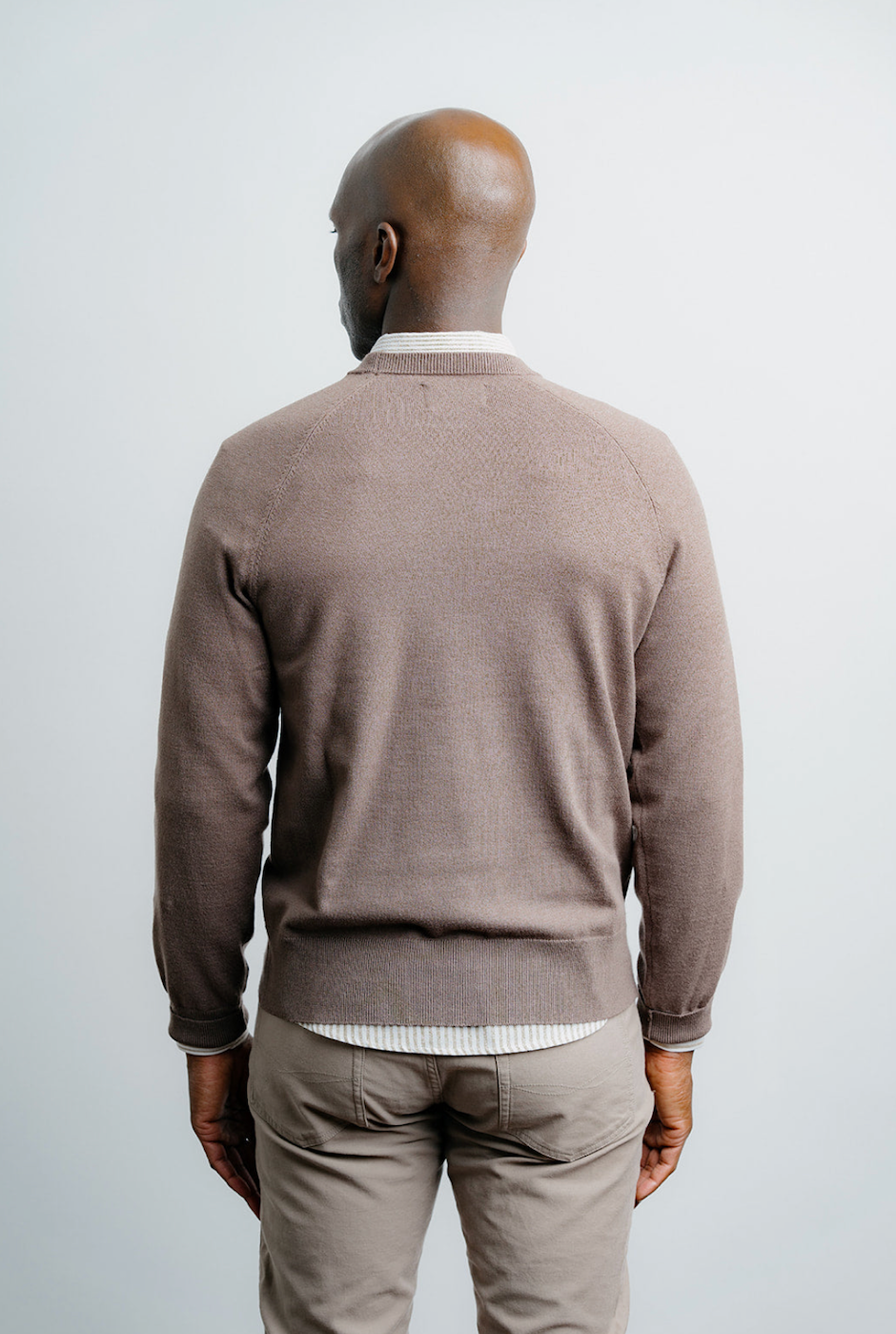 Champlain Light Weight Knit Sweater - Brown