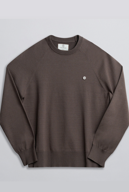 Champlain Light Weight Knit Sweater - Brown