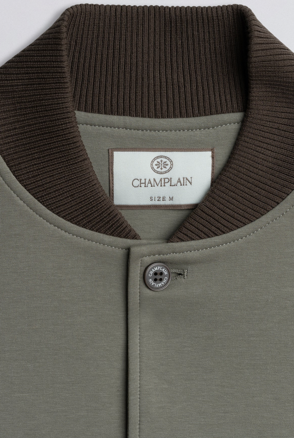 Champlain Varsity Jacket - Cream