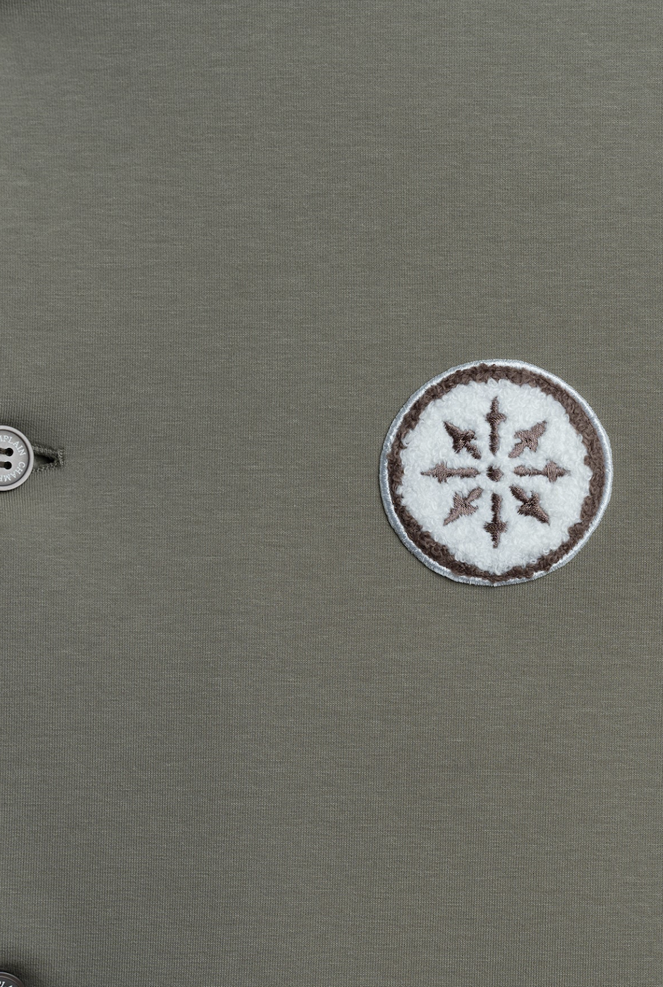 Champlain Varsity Jacket - Cream