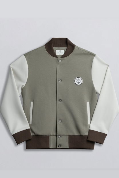 Champlain Varsity Jacket - Cream