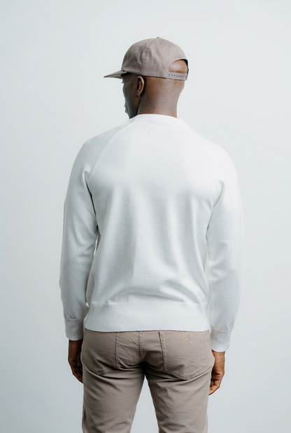 Champlain Light Weight Knit Sweater - Cream