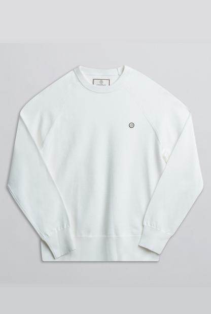 Champlain Light Weight Knit Sweater - Cream