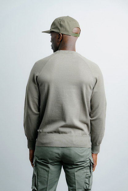 Champlain Light Weight Knit Sweater - Olive