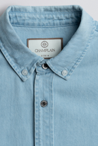 Champlain Light Wash Denim Shirt - Light Denim