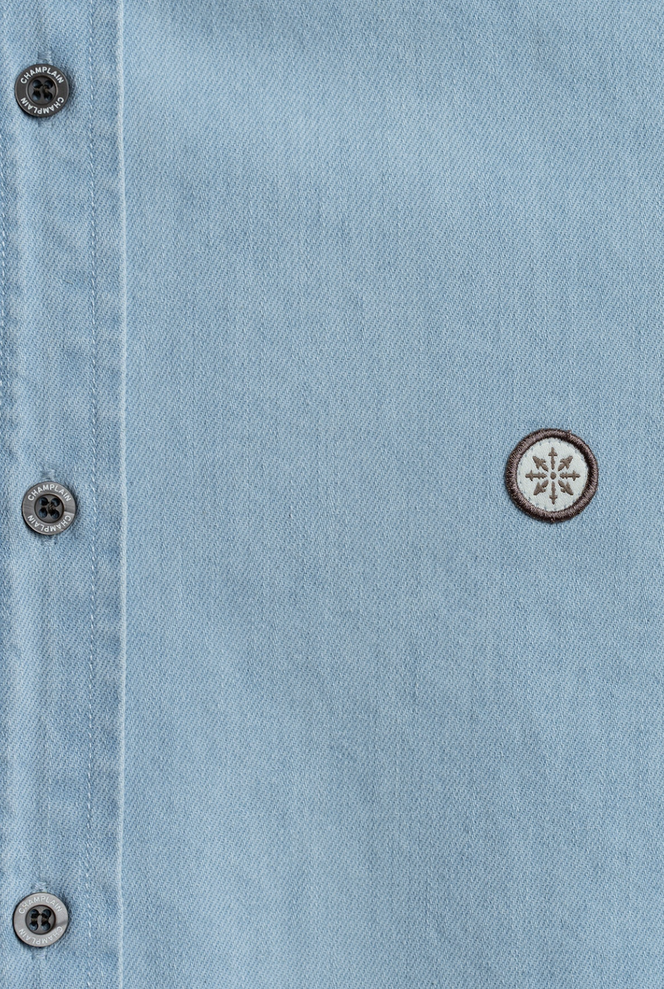 Champlain Light Wash Denim Shirt - Light Denim
