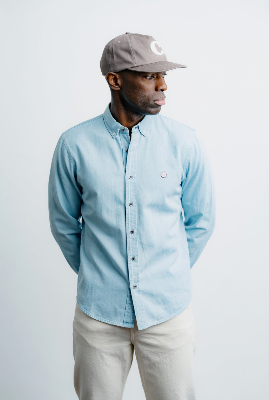 Champlain Light Wash Denim Shirt - Light Denim