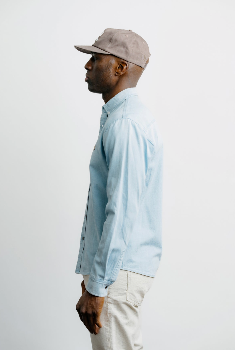 Champlain Light Wash Denim Shirt - Light Denim