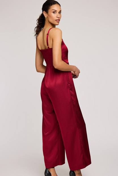 Gentle Fawn Irina Jumpsuit - Crimson
