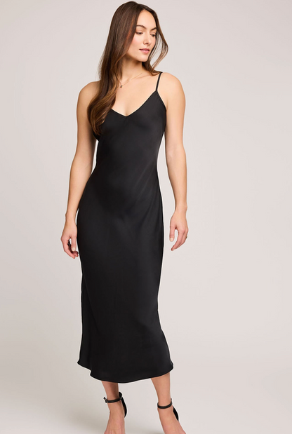 Gentle Fawn Isra Midi Dress - Black