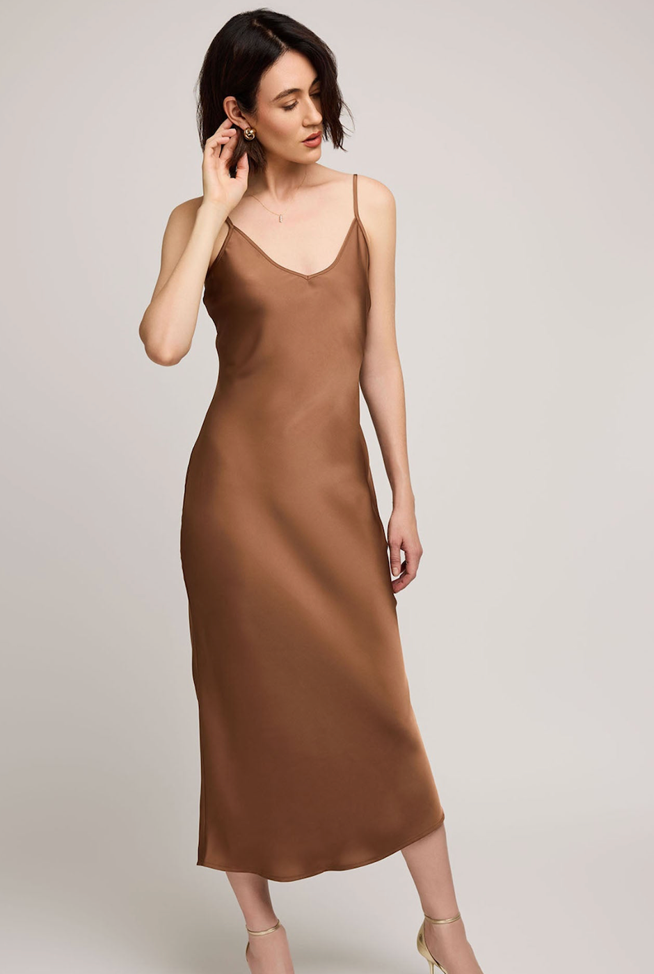 Gentle Fawn Isra Midi Dress - Chestnut