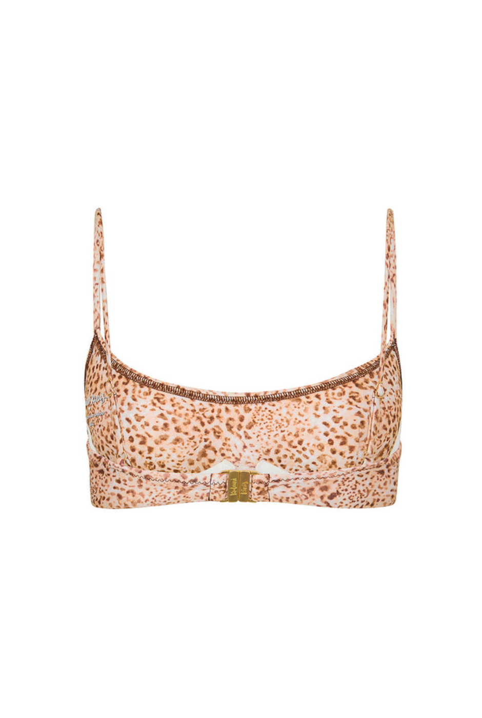 Kulani Kinis Invisible Underwire Crop Bikini Top - Wild Skies