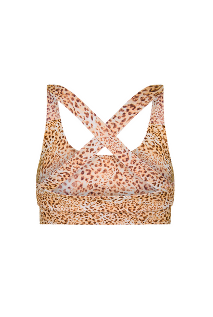 Kulani Kinis Active Cross Back Top - Wild Skies