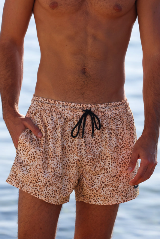 Kulani Kinis Men's 4" Stretch Swim Trunks - Wild Skies