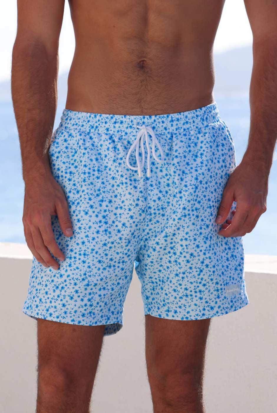 Kulani Kinis Men's Swim Trunks - Dream Flower