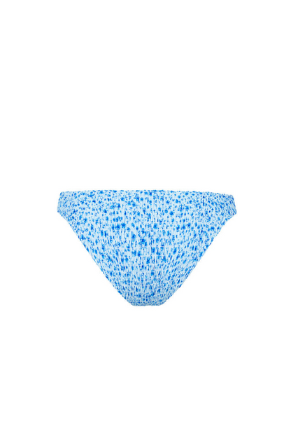 Kulani Kinis Shirred Minimal Full Coverage Bikini Bottom - Dream Flower