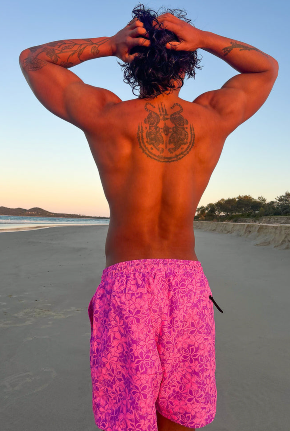 Kulani Kinis Men's Swim Trunks - Bubble Berry