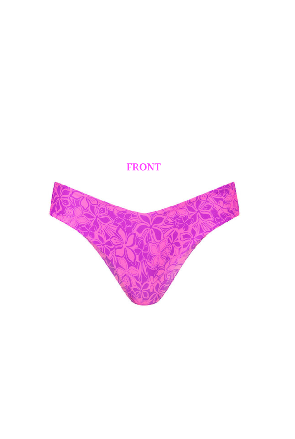 Kulani Kinis Cheeky V Bikini Bottom - Bubble Berry
