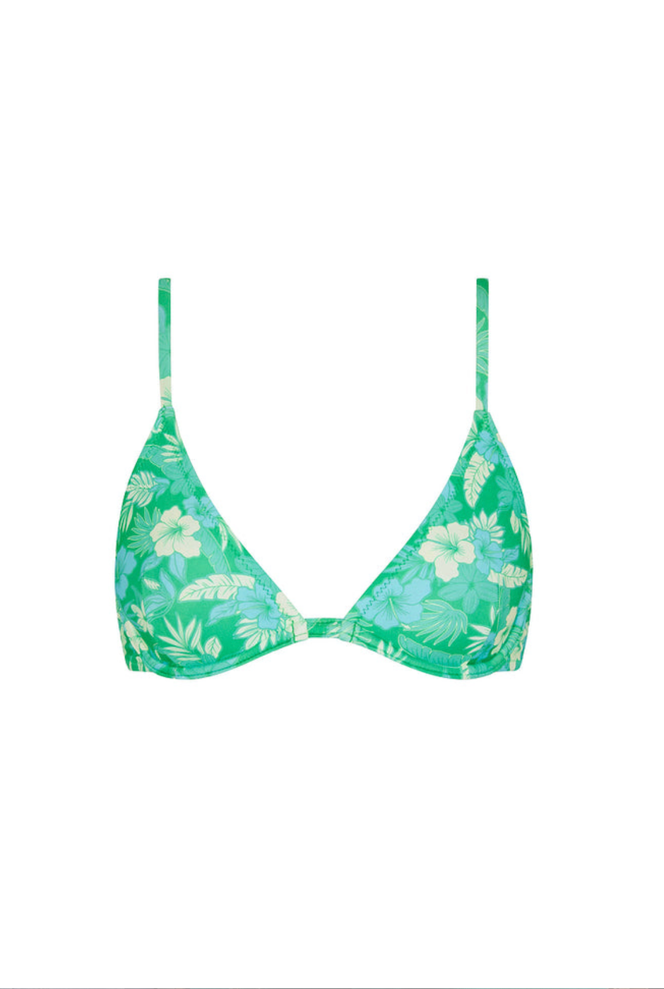 Underwire Triangle B-C Cup Bikini Top - Barefoot Breeze