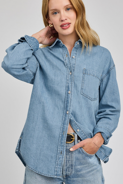 Gentle Fawn Whitney Denim Button Down Shirt