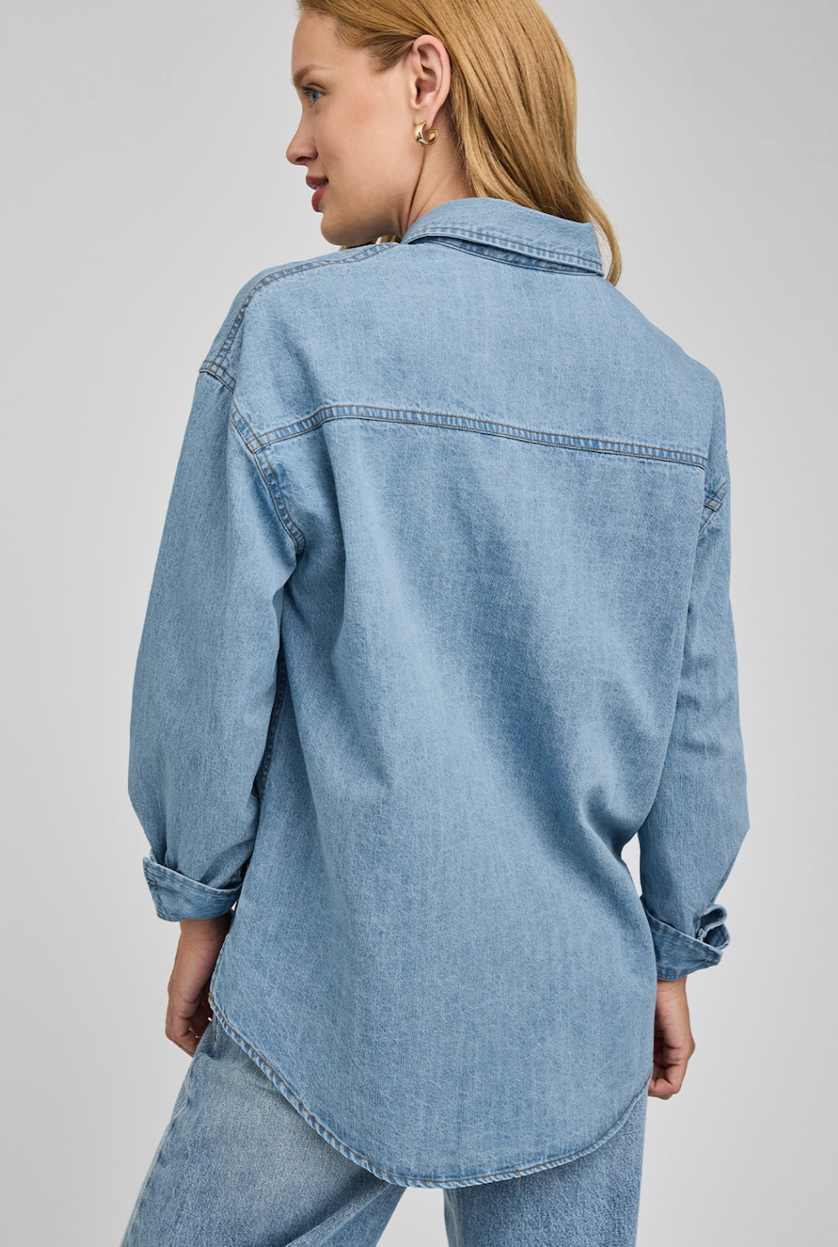 Gentle Fawn Whitney Denim Button Down Shirt