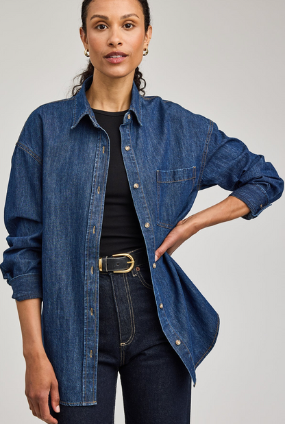 Gentle Fawn Whitney Denim Button Down Shirt