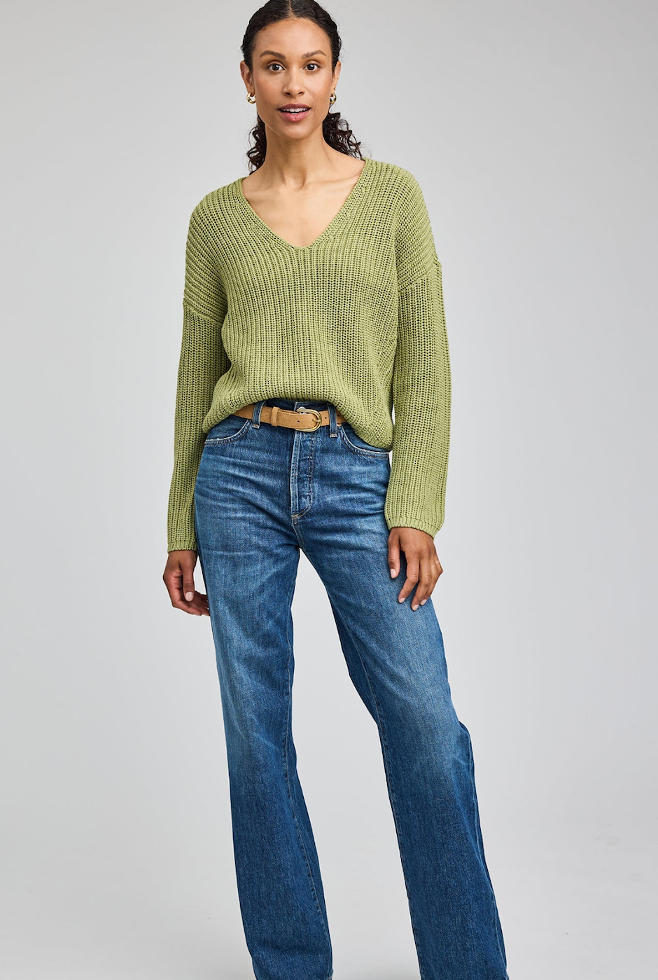 Gentle Fawn Spencer V-Neck Knit Sweater