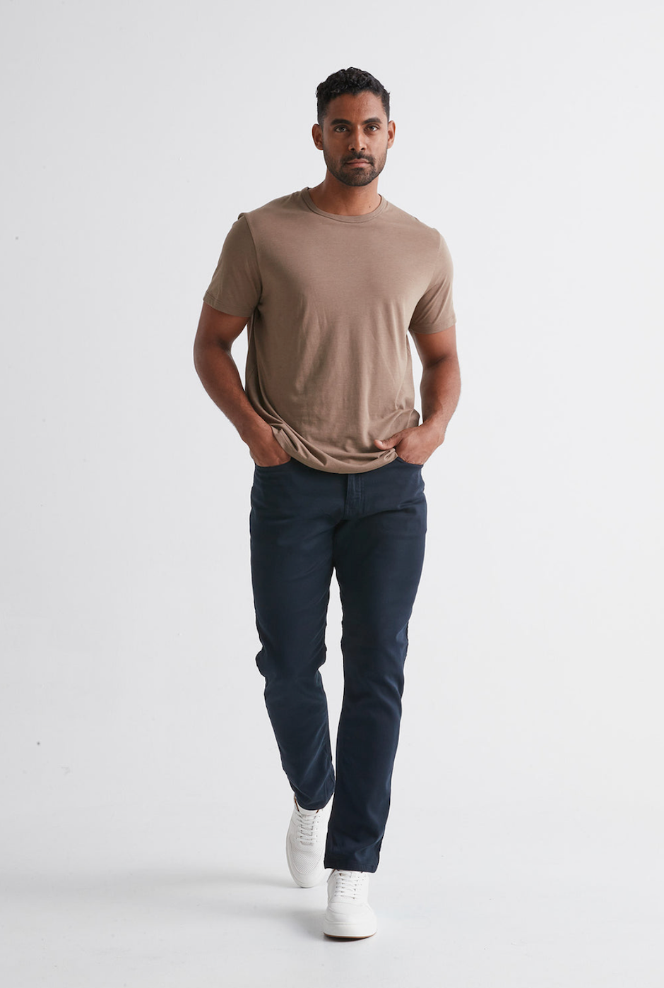 Duer No Sweat Athletic Taper Pant - Navy