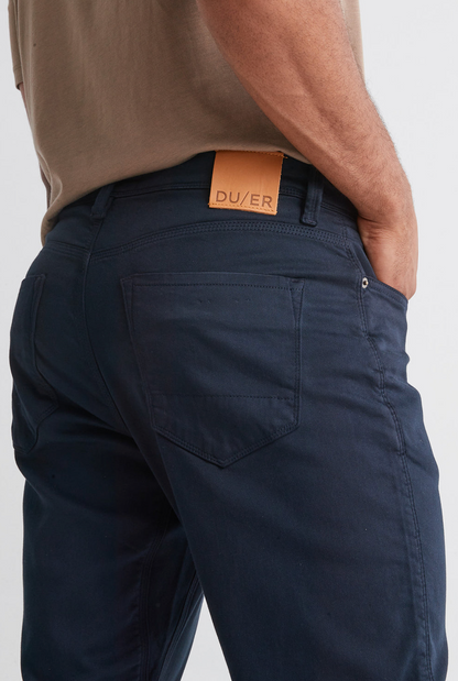 Duer No Sweat Athletic Taper Pant - Navy