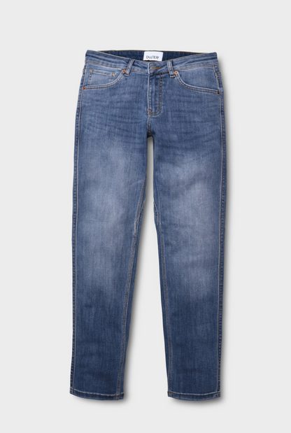 Duer Performance Denim Girlfriend Jean - Vintage Light Stone